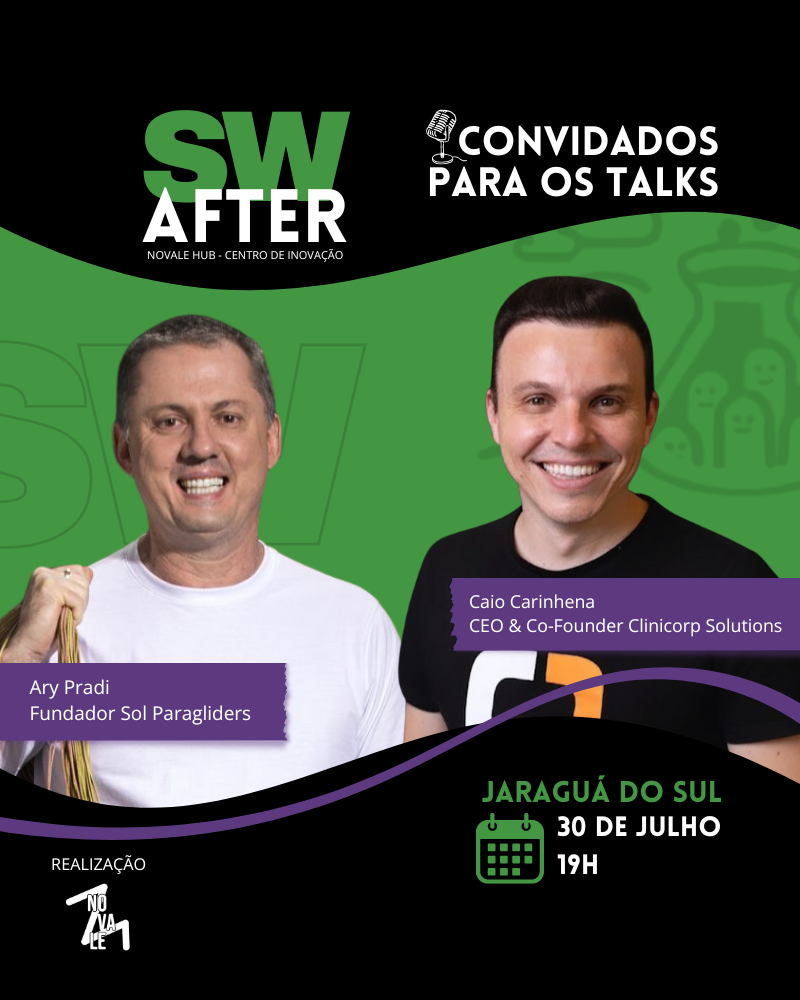 ‘SW After’ traz palestras de empreendedorismo para a comunidade em Jaraguá do Sul